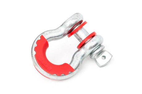 D-Ring Isolator Kit Pair Red Rough Country