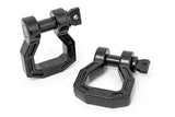 D-Ring Forged Pair Black Rough Country