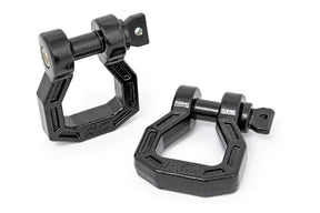 D-Ring Forged Pair Black Rough Country