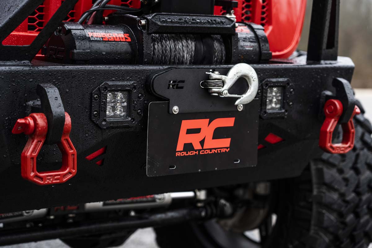 License Plate Mnt Hawse Quick Release Rough Country