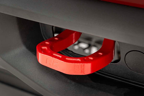 Tow Hooks Forged Red Chevy Silverado 1500 2WD/4WD (2019-2022) Rough Country