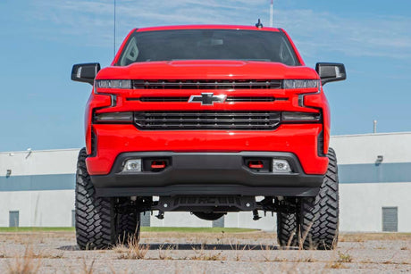 Tow Hooks Forged Red Chevy Silverado 1500 2WD/4WD (2019-2022) Rough Country