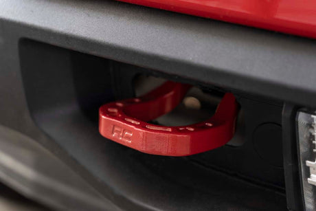 Tow Hooks Forged Red Chevy Silverado 1500 2WD/4WD (2019-2022) Rough Country