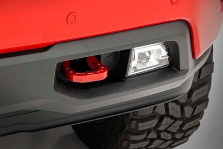 Tow Hooks Forged Red Chevy Silverado 1500 2WD/4WD (2019-2022) Rough Country