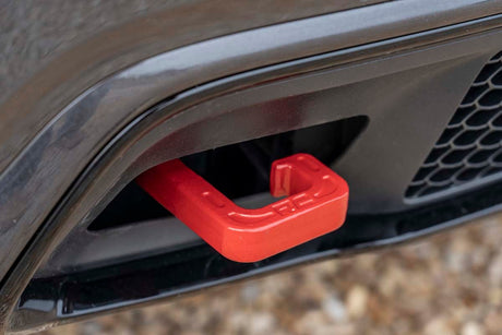 Tow Hooks Forged Red Jeep Grand Cherokee 2WD/4WD (2015-2022) Rough Country
