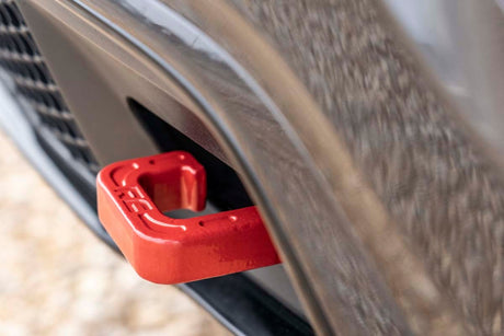 Tow Hooks Forged Red Jeep Grand Cherokee 2WD/4WD (2015-2022) Rough Country