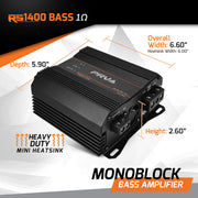PRV RS1400 BASS 1 Ohm Amplifier PRV Audio