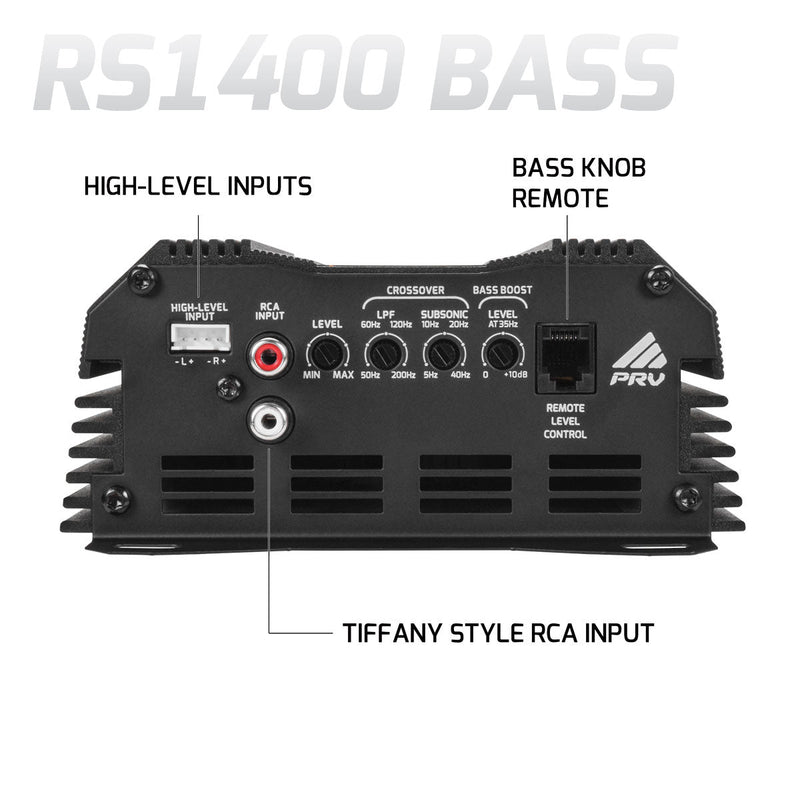 PRV RS1400 BASS 1 Ohm Amplifier PRV Audio