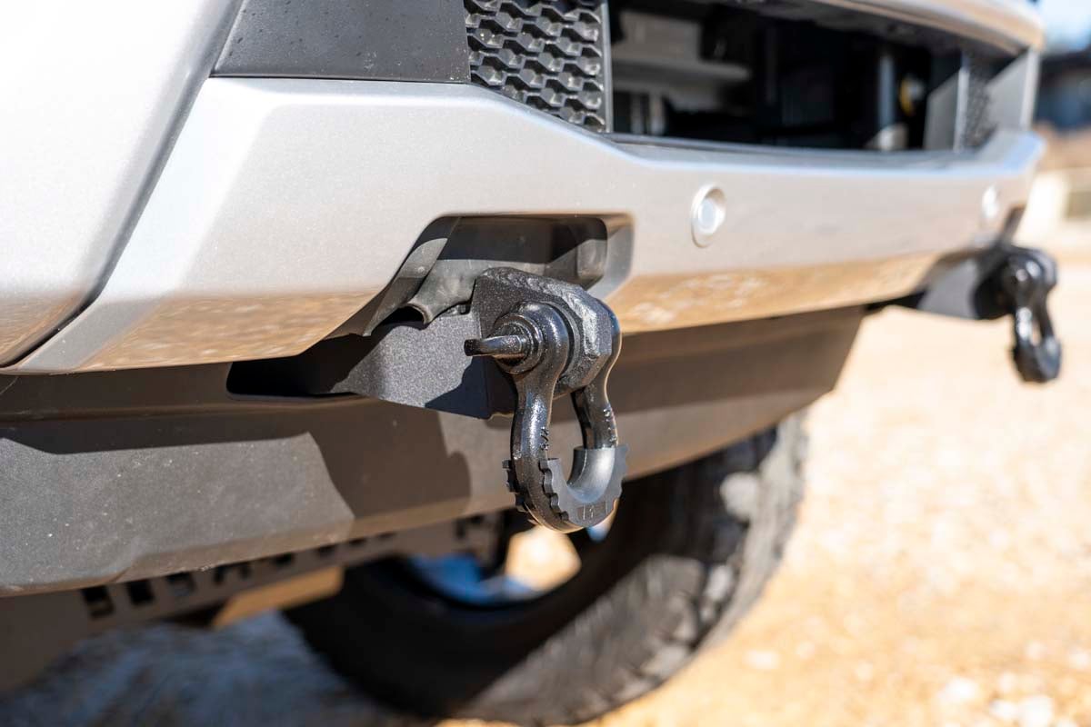 Tow Hook Brackets D-Ring Combo Ford Ranger 2WD/4WD (2019-2023) Rough Country