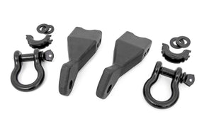 Tow Hook Brackets D-Ring Combo Chevy Silverado 1500 2WD/4WD (2019-2022) Rough Country