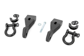 Tow Hook Brackets D-Ring Combo Silverado/Sierra 1500 (07-13) Rough Country