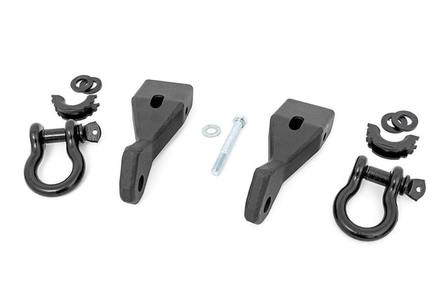 Tow Hook Brackets D-Ring Combo Silverado/Sierra 1500 (07-13) Rough Country