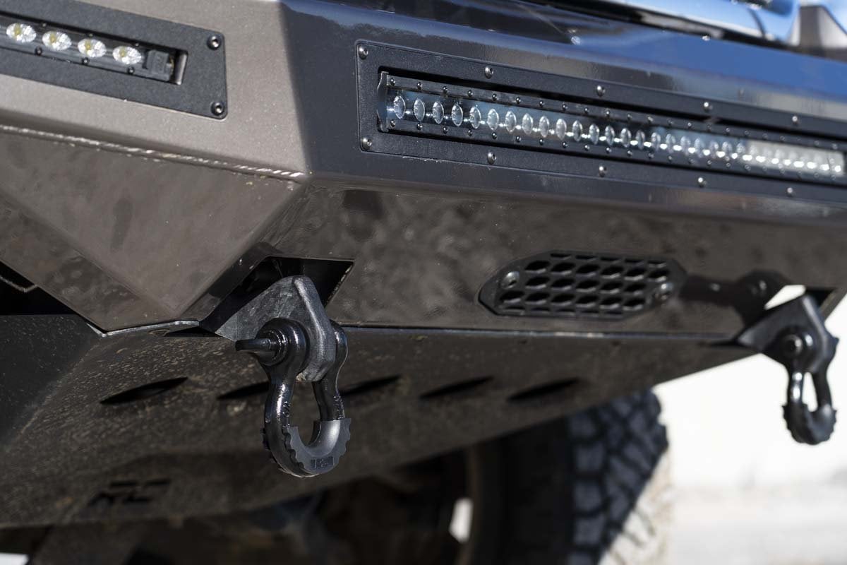 Tow Hook Brackets D-Ring Combo Silverado/Sierra 1500 (07-13) Rough Country
