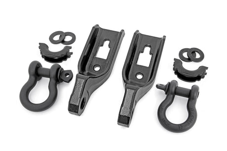 Tow Hook Brackets D-Ring Combo Ford F-150 2WD/4WD (2009-2025) Rough Country