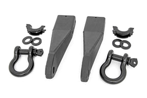 Tow Hook Brackets D-Ring Combo GMC Sierra 2500 HD 2WD/4WD (2020-2026) Rough Country