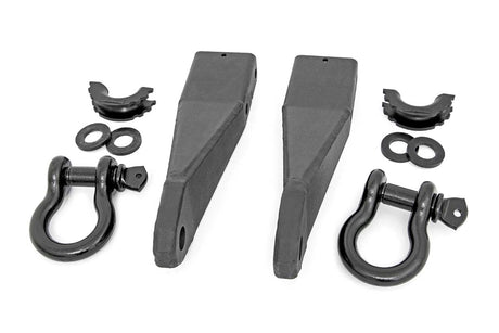 Tow Hook Brackets D-Ring Combo GMC Sierra 2500 HD 2WD/4WD (2020-2026) Rough Country