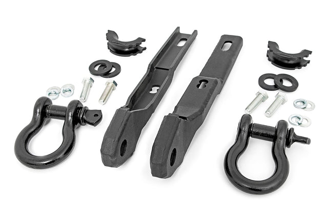 Tow Hook Brackets D-Ring Combo Nissan Titan 2WD/4WD (2017-2024) Rough Country