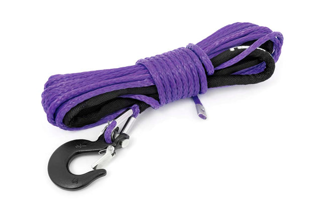 Synthetic Rope 1/4 Inch 50 Ft Purple Rough Country
