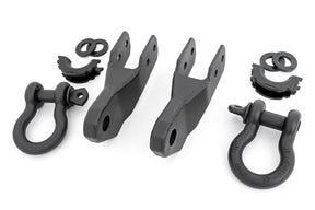 Tow Hook to Shackle Bracket D-Ring Combo Chevy Colorado 2WD/4WD (15-22) Rough Country