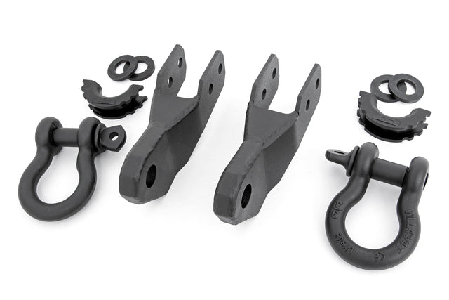Tow Hook to Shackle Bracket D-Ring Combo Chevy Colorado 2WD/4WD (15-22) Rough Country