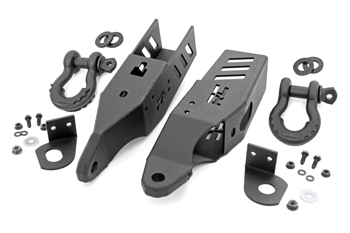 Tow Hook Brackets D-Ring Combo Ford Bronco 4WD (2021-2025) Rough Country