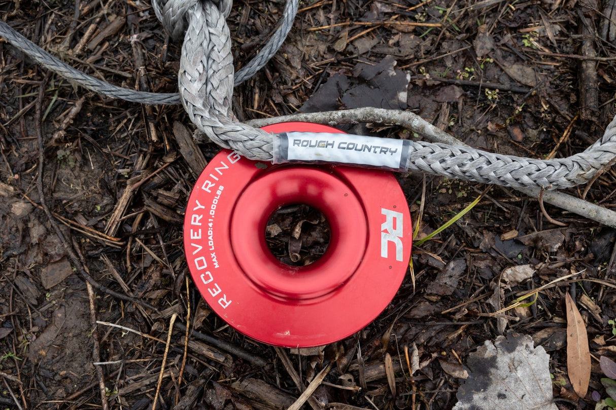 4 Inch Winch Recovery Ring 41000LB Capacity Rough Country