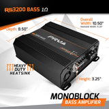 PRV RS3200 BASS 1 Ohm Amplifier PRV Audio