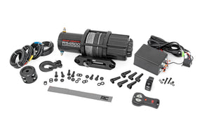 4500-LB Winch W/ Remote UTV Synthetic Rope Rough Country