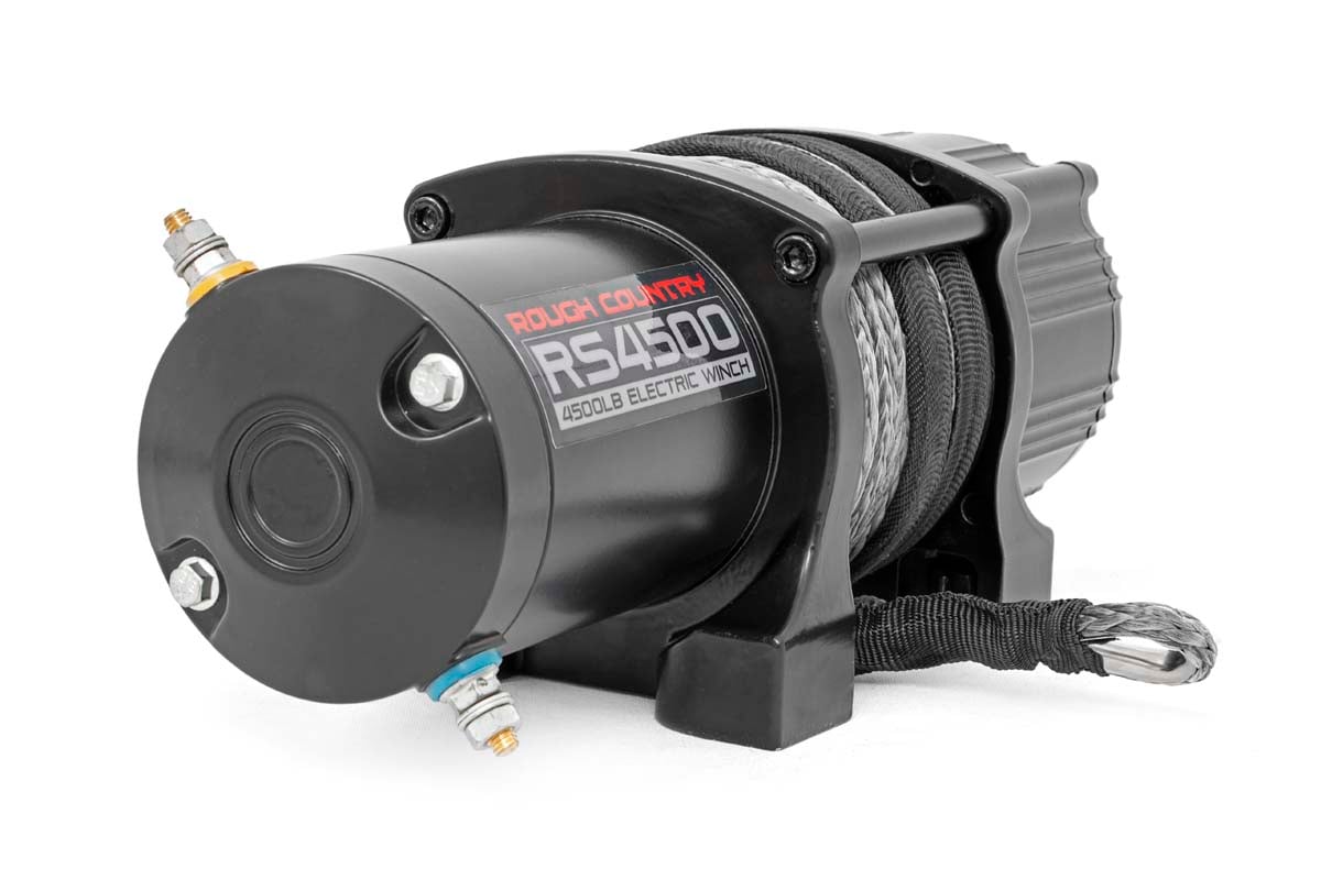 4500-LB Winch W/ Remote UTV Synthetic Rope Rough Country
