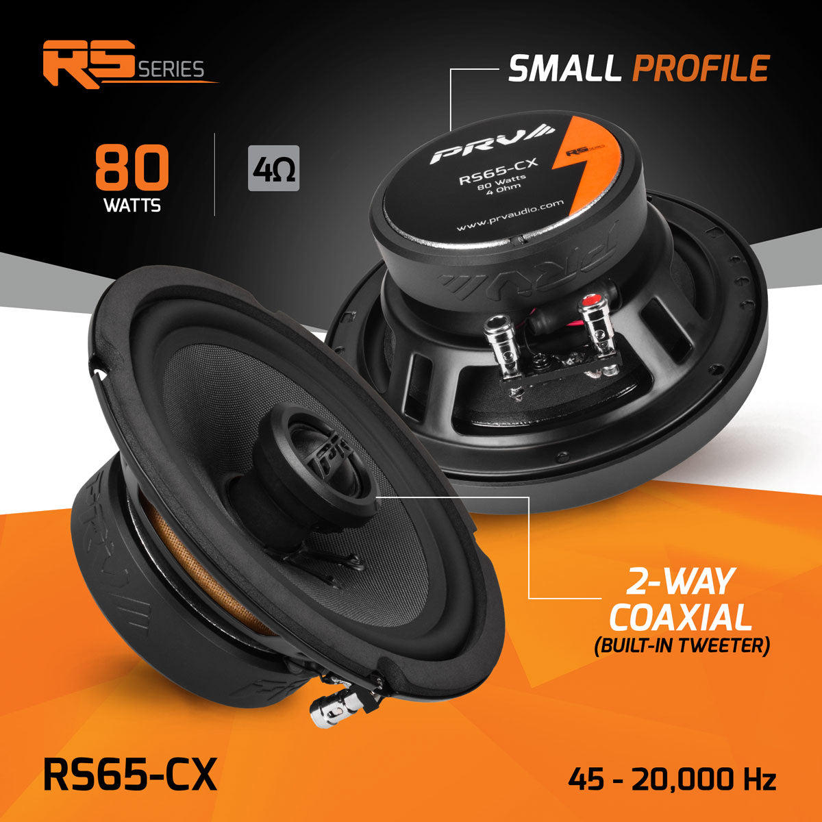 PRV RS65-CX (PAIR) Coaxial PRV Audio