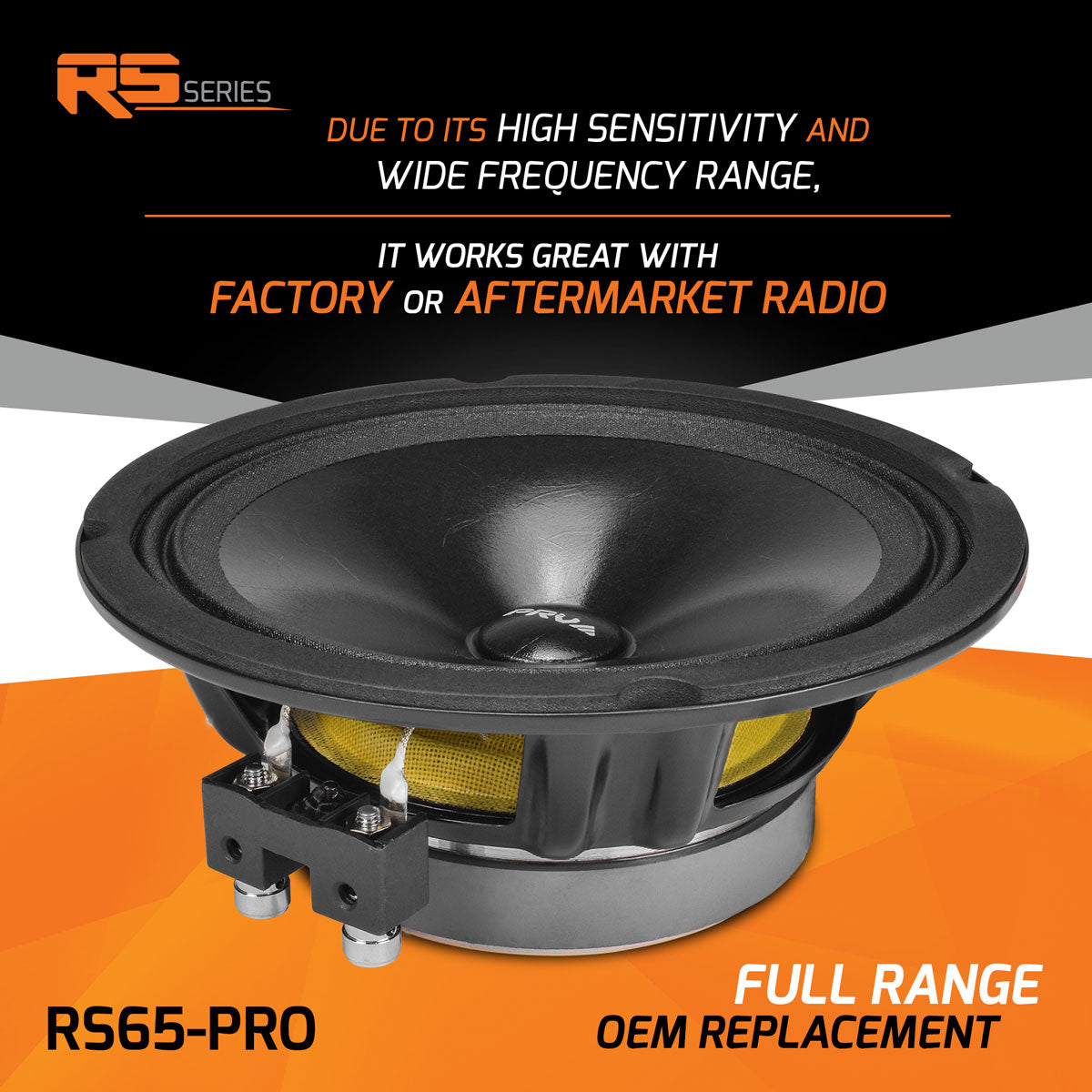 PRV RS65-PRO (PAIR) Full Range PRV Audio