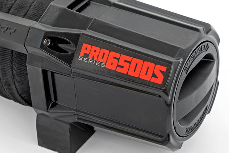 6500-LB Winch W/ Remote UTV Synthetic Rope Rough Country