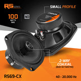 PRV Audio RS69-CX 6x9" Coaxial 2-Way Car Speakers Pair