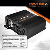 PRV Audio RS900 BASS 2 Ohm Monoblock Subwoofer Amplifier