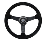NRG Innovations 350MM Flat Steering Wheel Suede