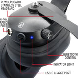 RW-H52 Bluetooth Headset for Cell Phones - 2-Way Radio Compatible
