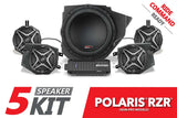 2014-2023 Polaris RZR A-Spec SSV 5-Speaker Plug-&-Play System for Ride Command SSV Works