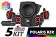 2014-2023 Polaris RZR V-Spec 5-Speaker Plug-&-Play Kit with JVC SSV Works