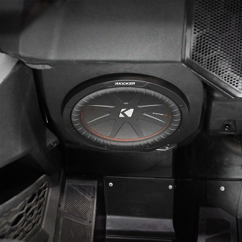 2020-2024 Polaris RZR Pro R / Turbo R / Pro XP Under-Dash 10" Sealed Subwoofer-Enclosure (Unloaded)