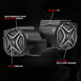 2020-2024 Polaris® RZR PRO Series Phase-4 A-Spec 5-Speaker 800watt System w/JVC SSV Works