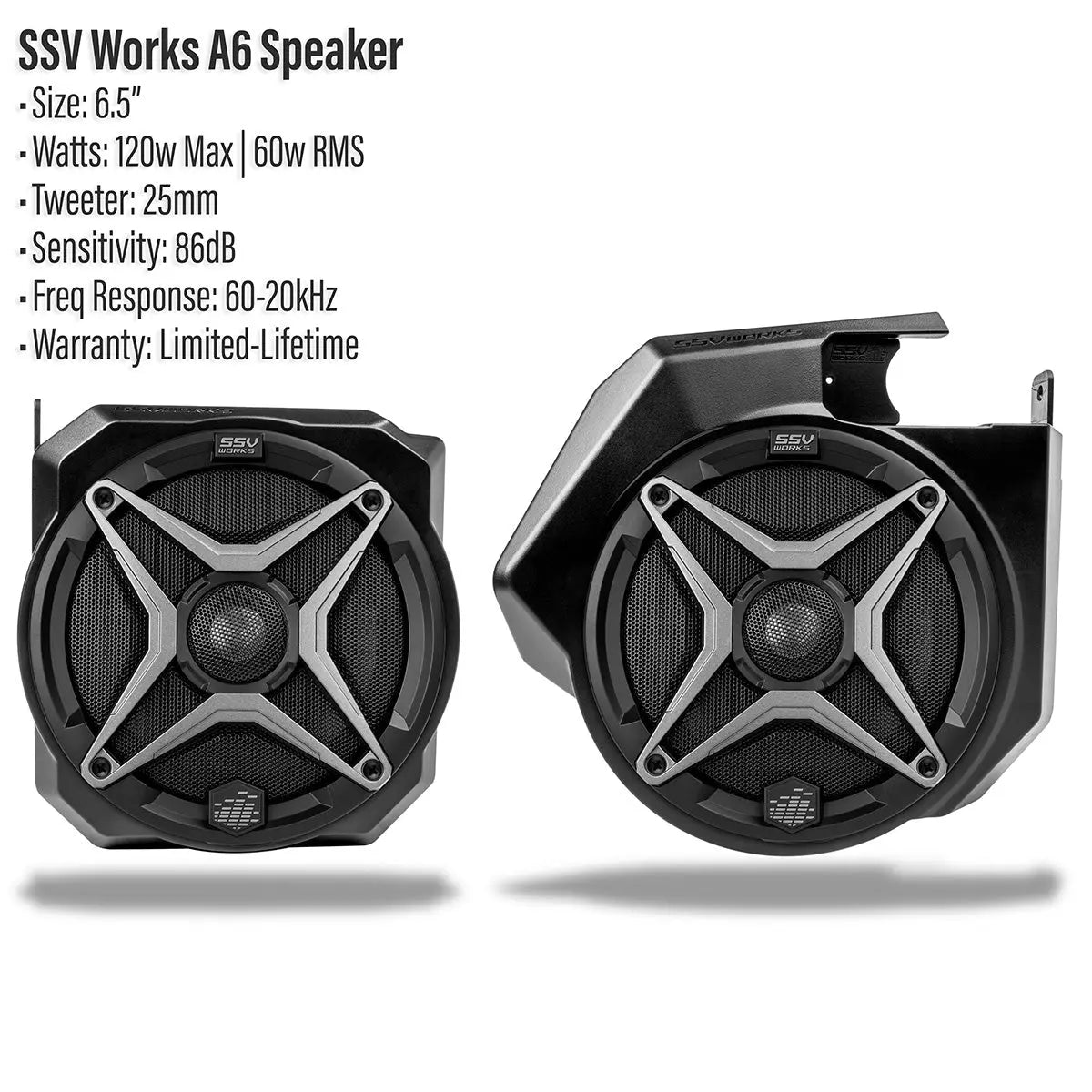 2025-2026 Polaris® RZR Pro R / Pro S / Pro XP Front 6.5" Dash Speaker Pods SSV Works