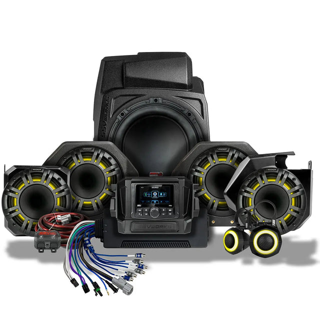 2025-2026 Polaris® RZR Pro R / Pro S / Pro XP Phase-7 K-Spec 7-Speaker Plug-&-Play Kit w/MRB4 Radio SSV Works
