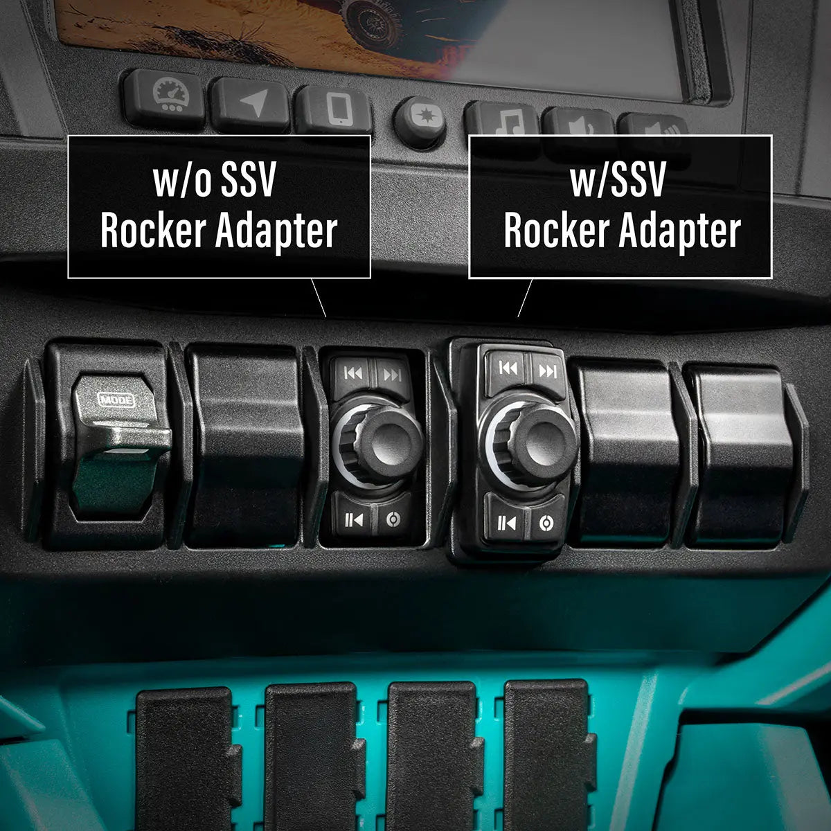 2025-2026 Polaris® RZR Pro Series Snap-In Rocker-Switch Carling Adapter - 6pk SSV Works