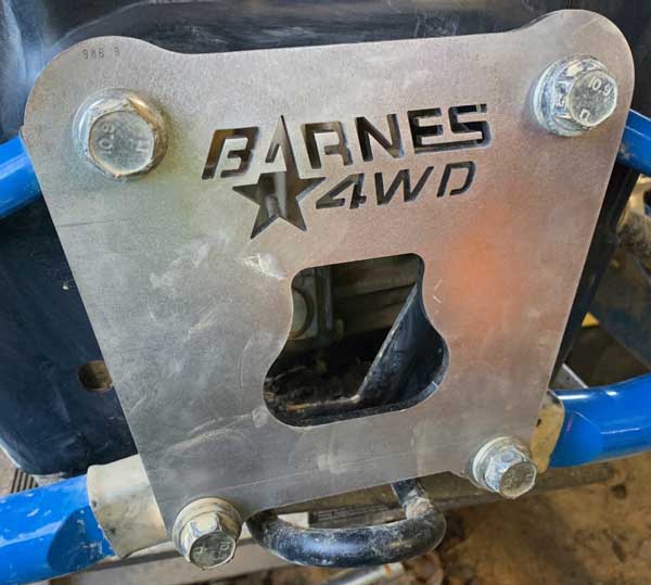 Polaris RZR 1000 Rear Radius Rod Plate