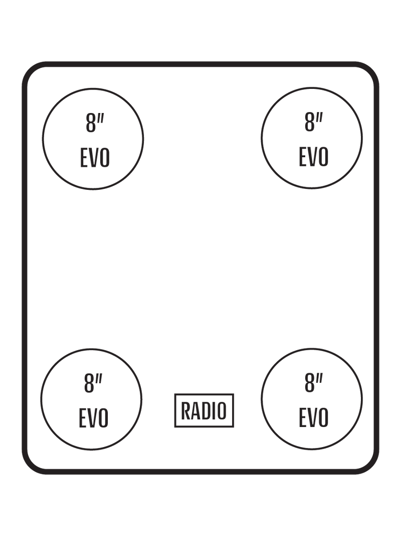 2014-23 Polaris RZR XP 1000 / 2015-20 RZR 900 Stereo Tops (2-Seat)