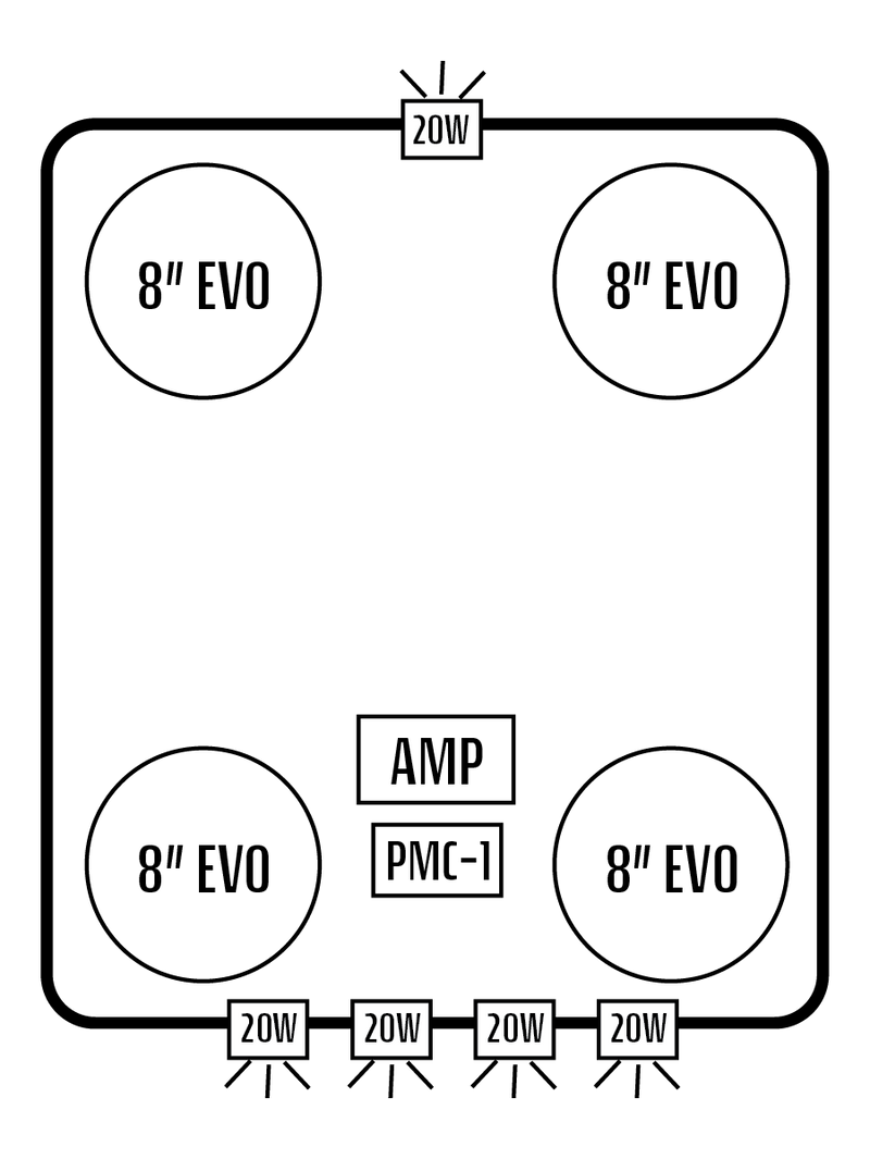 2014-23 Polaris RZR XP 1000 / 2015-20 RZR 900 Stereo Tops (2-Seat)