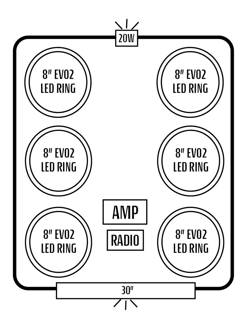 2020+ Polaris RZR Pro XP Stereo Tops (2-Seat)