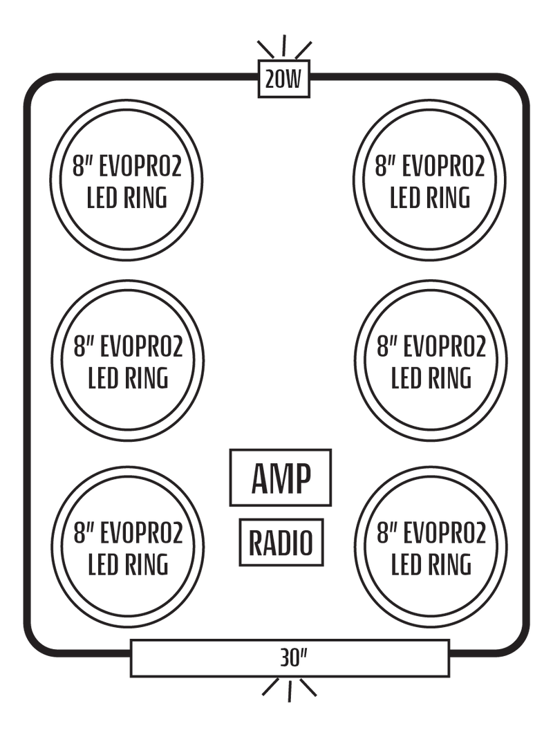 2022+ Polaris RZR Turbo R Stereo Tops (2-Seat)