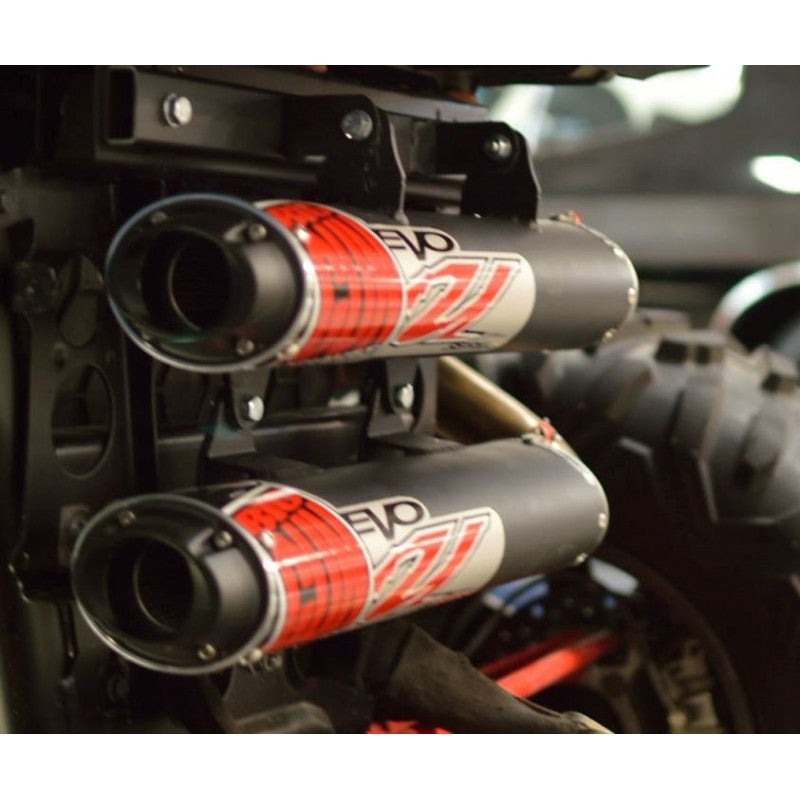 EVO U Dual Slip On - Polaris RZR XP Turbo (16-22)