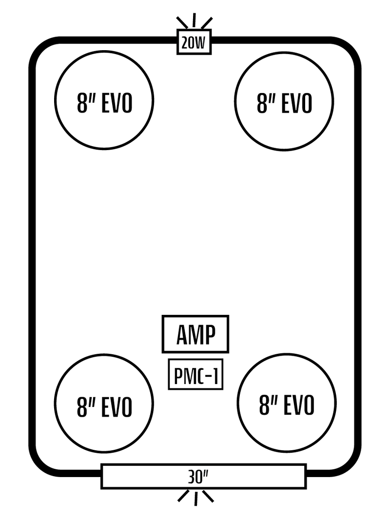 2020+ Polaris RZR Pro XP 4 Stereo Tops (4-Seat)